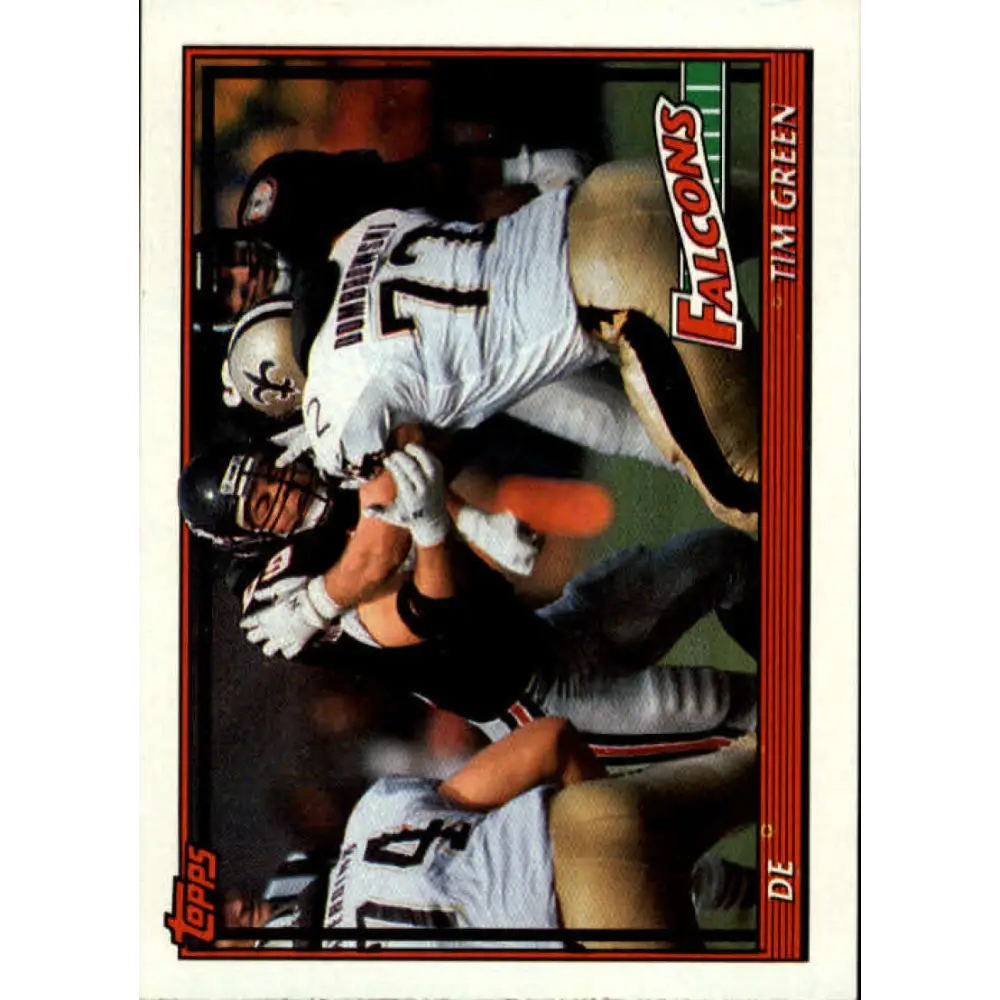 1991 Topps #581 Tim Green NM-MT Atlanta Falcons Football Card  Image 1