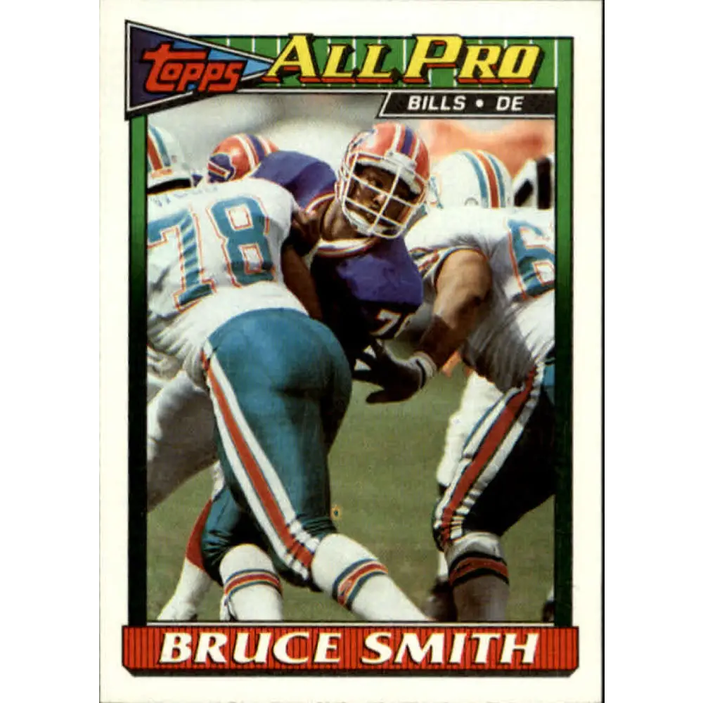 1991 Topps #59 Bruce Smith NM-MT Buffalo Bills Football Card  Image 1