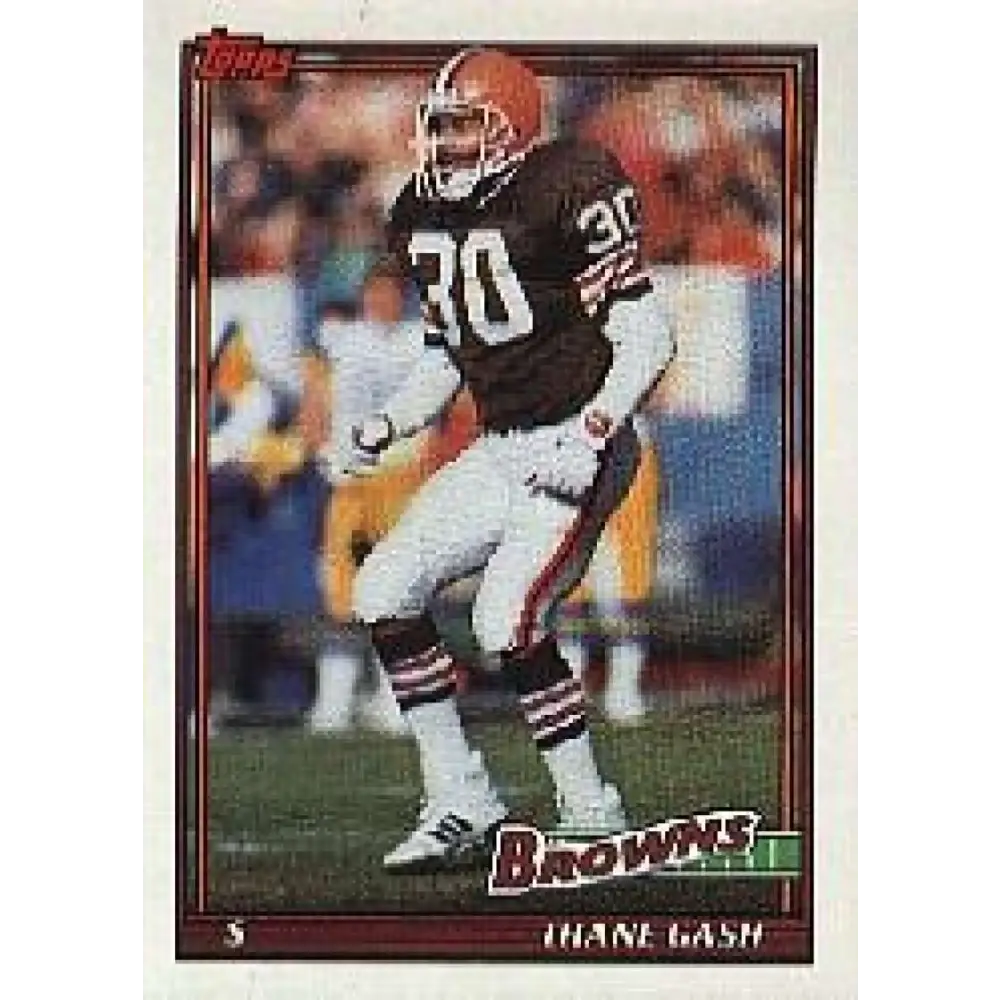 1991 Topps #590 Thane Gash NM-MT Cleveland Browns Football Card  Image 1