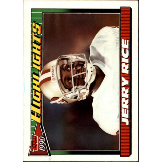 1991 Topps #6 Jerry Rice NM-MT San Francisco 49ers Football Card  Image 1