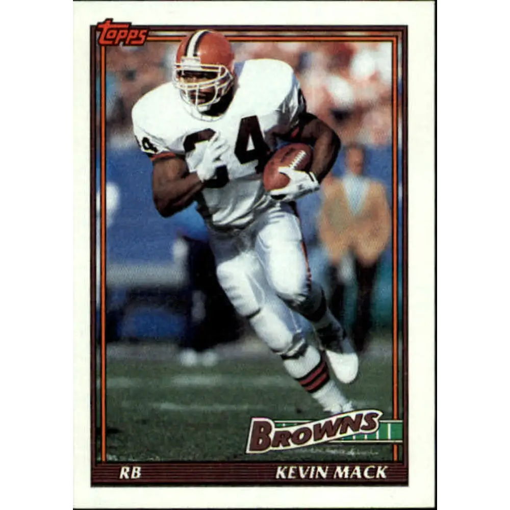 1991 Topps #607 Kevin Mack NM-MT Cleveland Browns Football Card  Image 1