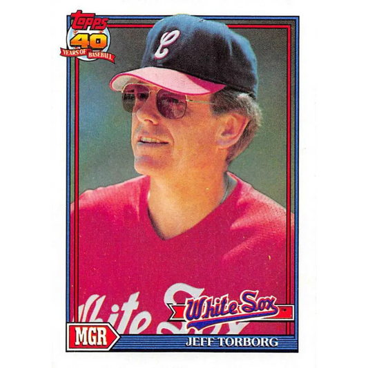 1991 Topps #609 Jeff Torborg NM-MT Chicago White Sox Baseball Card  Image 1