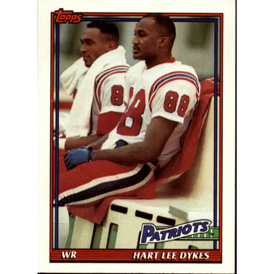 1991 Topps #627 Hart Lee Dykes NM-MT New England Patriots Football Card  Image 1
