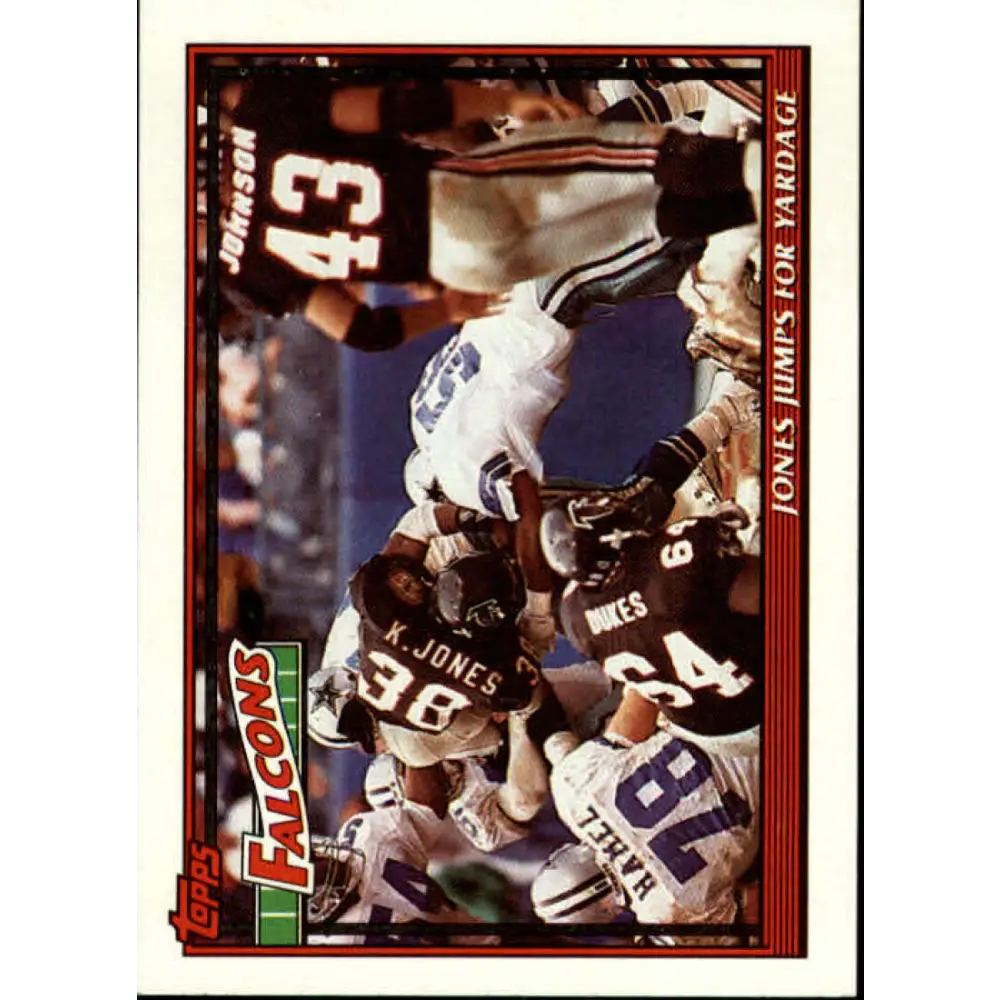 1991 Topps #628 Keith Jones NM-MT Atlanta Falcons Football Card  Image 1