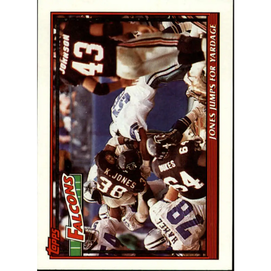 1991 Topps #628 Keith Jones NM-MT Atlanta Falcons Football Card  Image 1