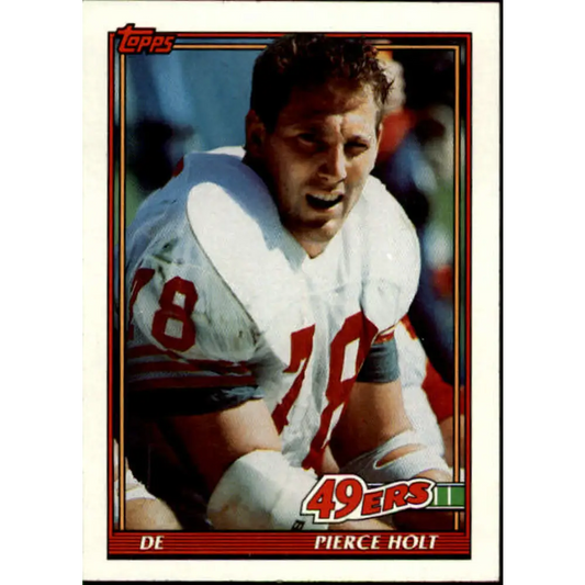 1991 Topps #63 Pierce Holt NM-MT San Francisco 49ers Football Card  Image 1