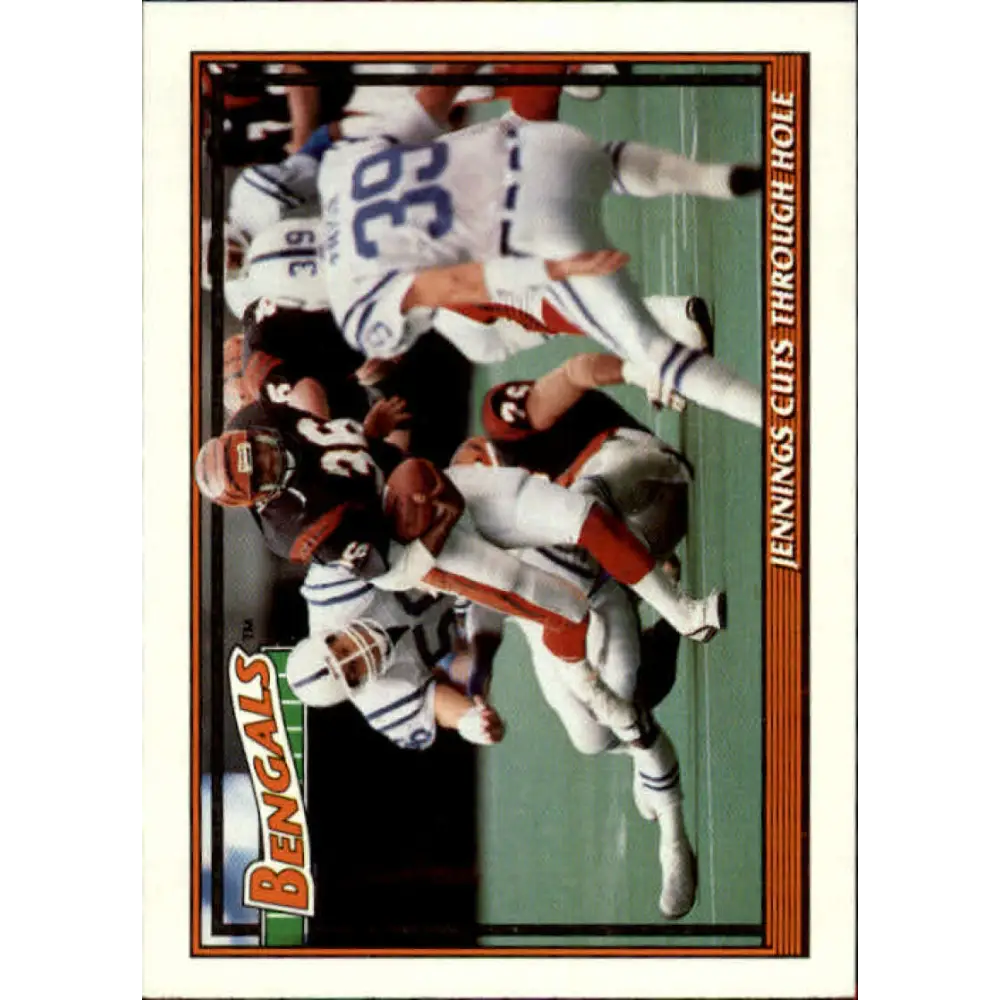 1991 Topps #631 Stanford Jennings NM-MT Cincinnati Bengals Football Card  Image 1