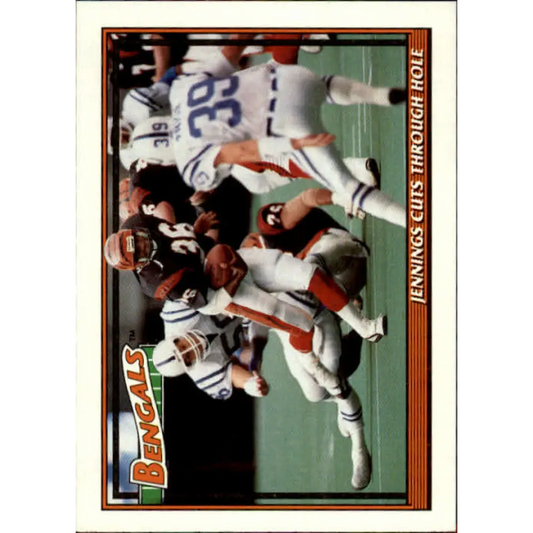 1991 Topps #631 Stanford Jennings NM-MT Cincinnati Bengals Football Card  Image 1