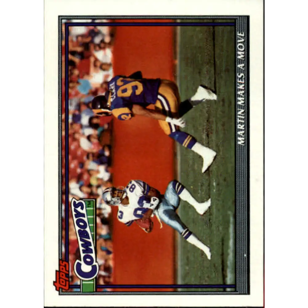 1991 Topps #633 Kelvin Martin NM-MT Dallas Cowboys Football Card  Image 1