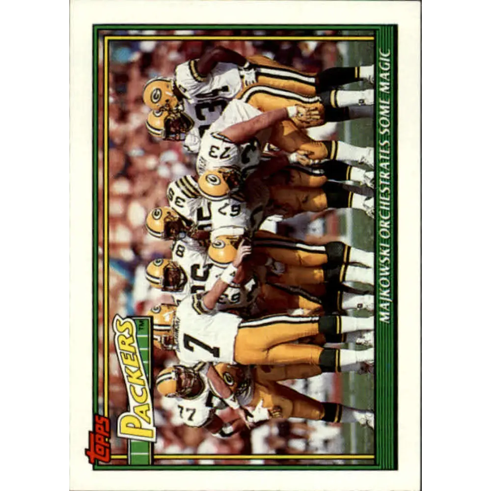 1991 Topps #636 Don Majkowski NM-MT Green Bay Packers Football Card  Image 1
