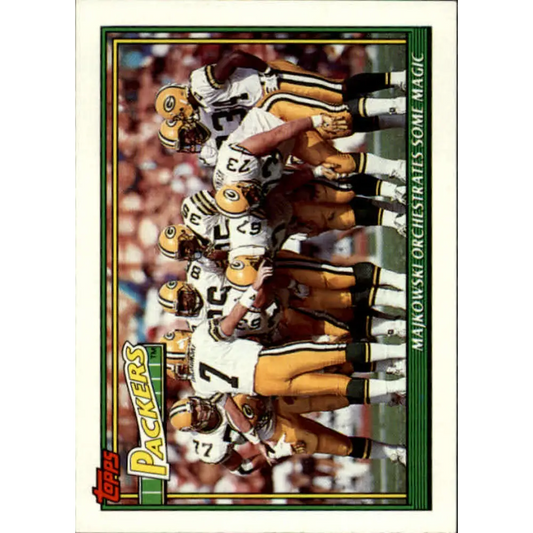 1991 Topps #636 Don Majkowski NM-MT Green Bay Packers Football Card  Image 1