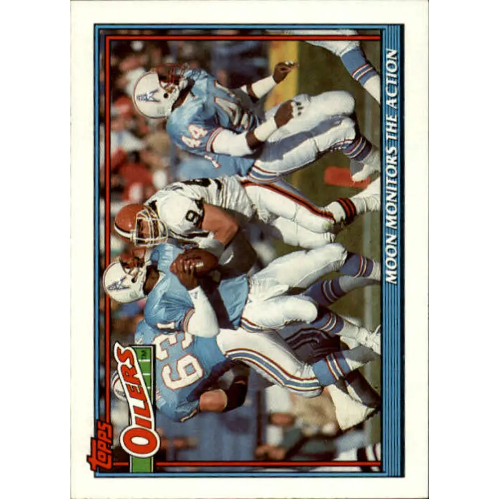 1991 Topps #637 Warren Moon NM-MT Houston Oilers Football Card  Image 1