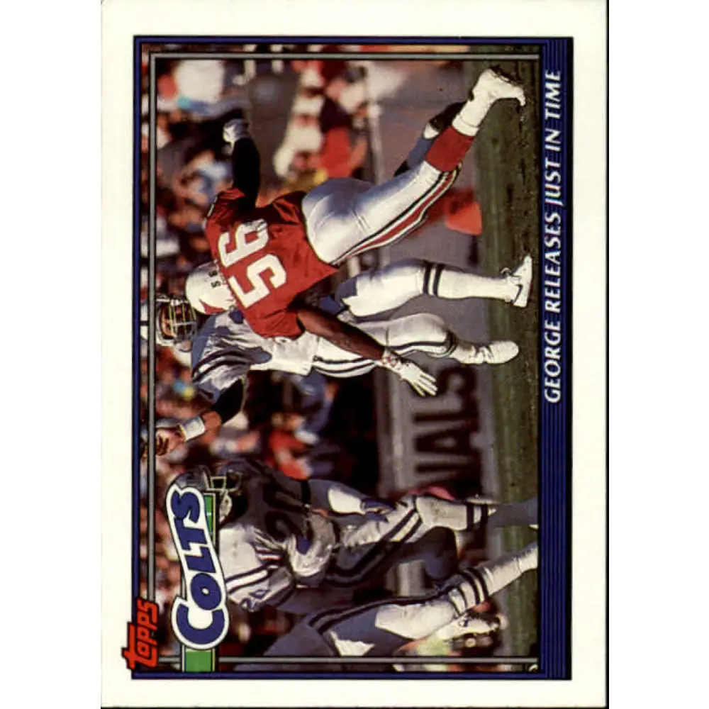 1991 Topps #638 Jeff George NM-MT Indianapolis Colts Football Card  Image 1