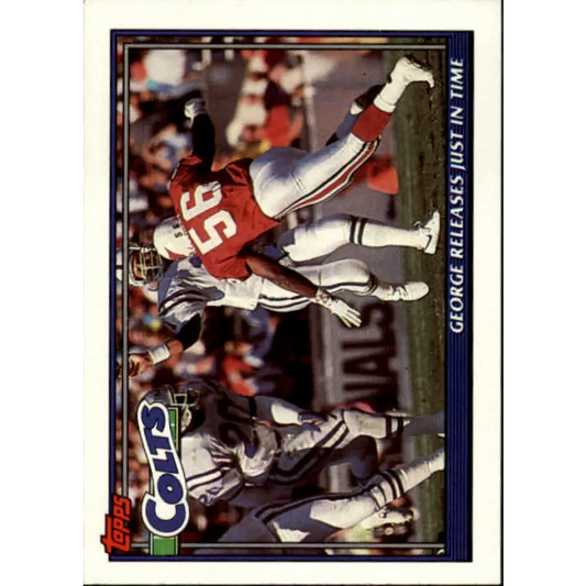 1991 Topps #638 Jeff George NM-MT Indianapolis Colts Football Card  Image 1