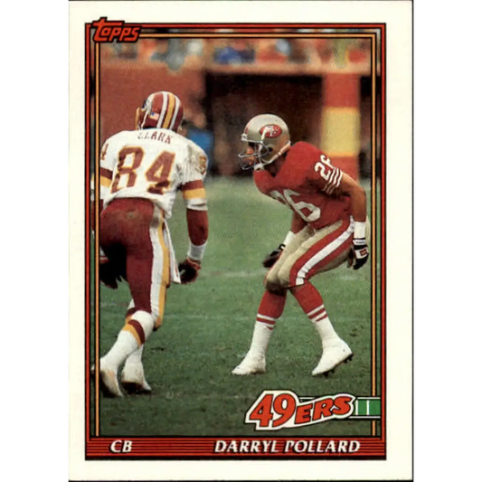1991 Topps #64 Darryl Pollard NM-MT San Francisco 49ers Football Card  Image 1