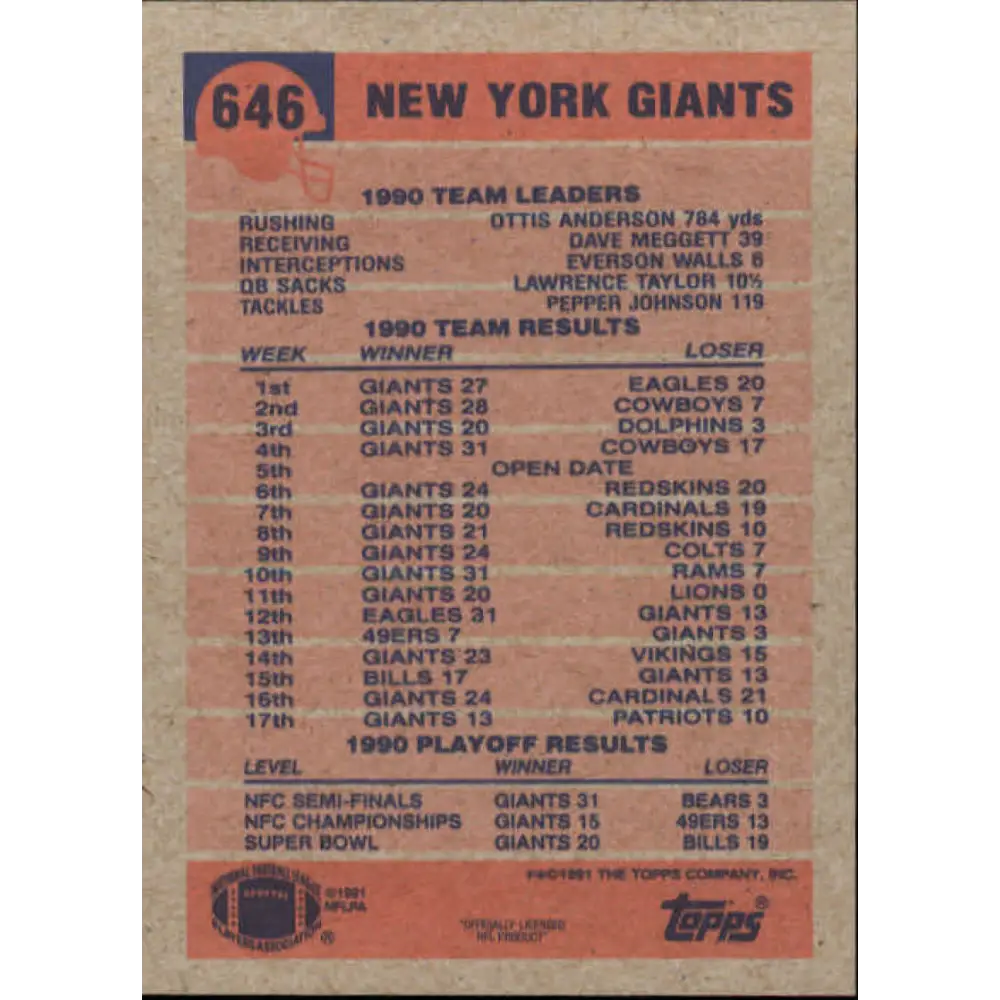 1991 Topps #648 Randall Cunningham NM-MT Philadelphia Eagles Football Card  Image 2