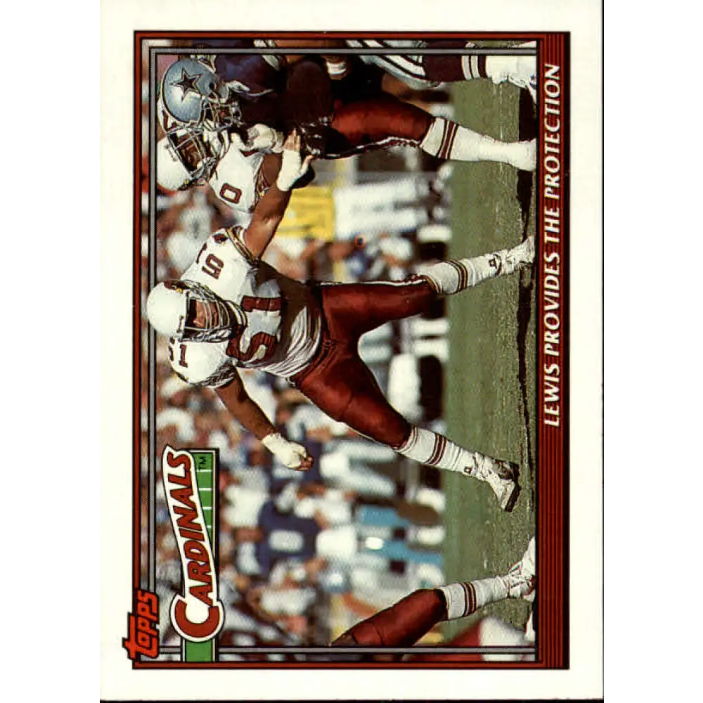 1991 Topps #649 Bill Lewis NM-MT Phoenix Cardinals Football Card  Image 1