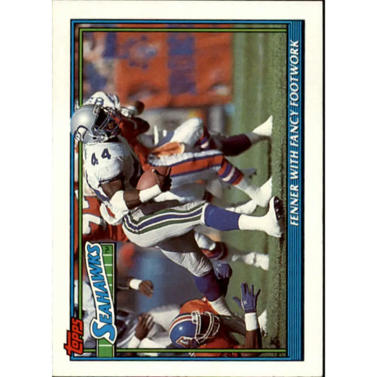 1991 Topps #653 Derrick Fenner NM-MT Seattle Seahawks Football Card  Image 1