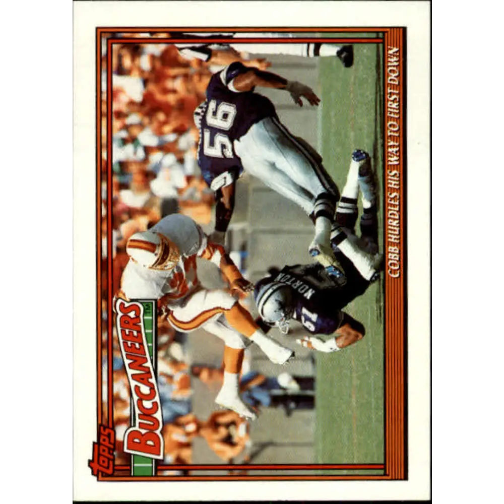 1991 Topps #654 Reggie Cobb NM-MT Tampa Bay Buccaneers Football Card  Image 1