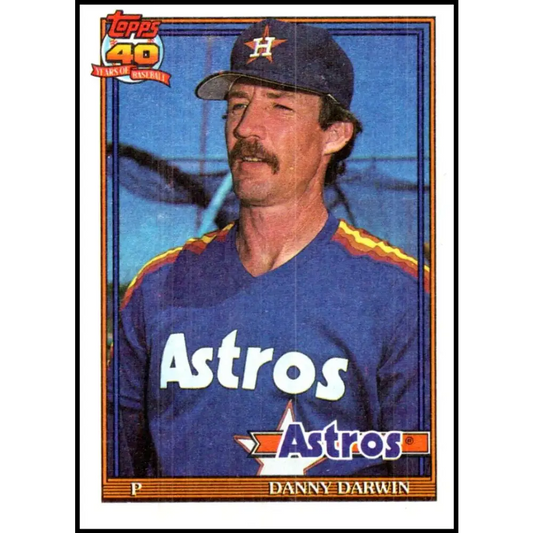 1991 Topps #666 Danny Darwin NM-MT Houston Astros Baseball Card  Image 1