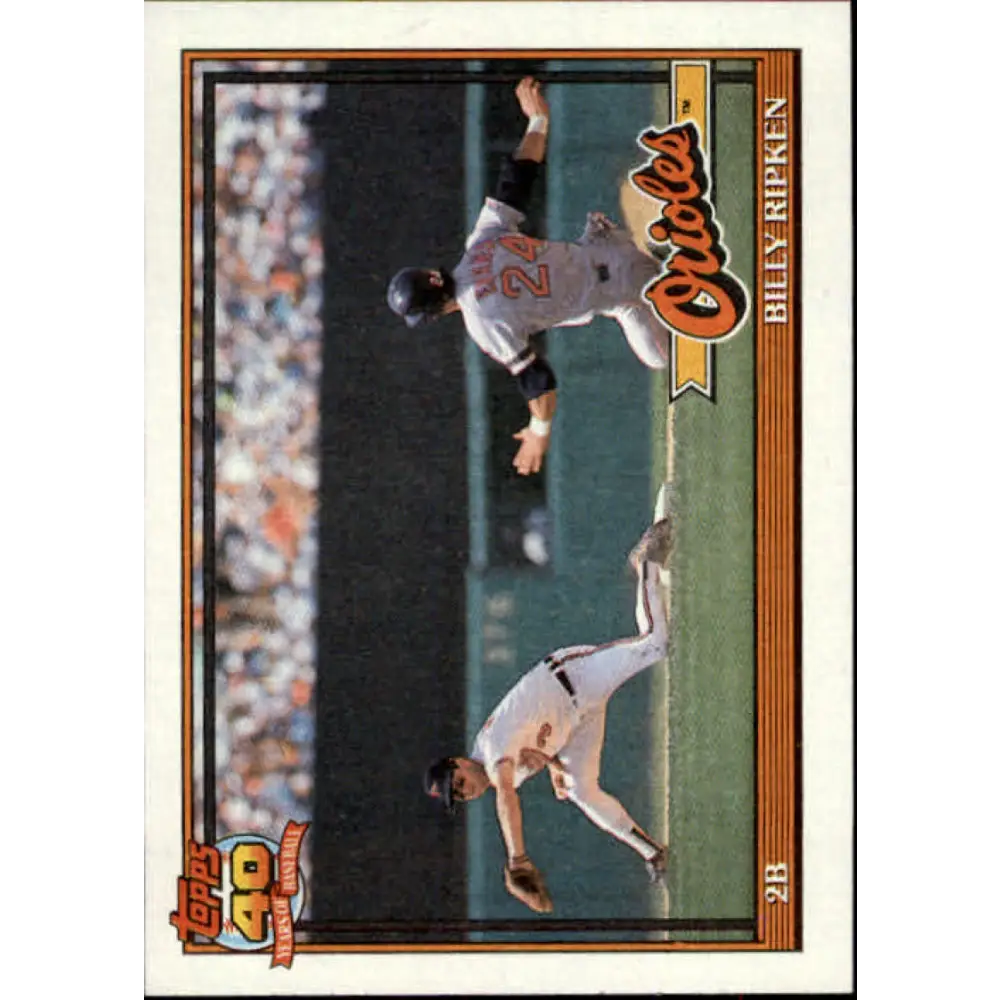 1991 Topps #677 Billy Ripken NM-MT Baltimore Orioles Baseball Card  Image 1