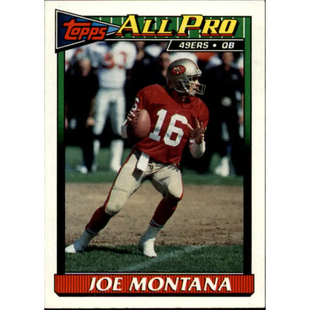 1991 Topps #73 Joe Montana NM-MT San Francisco 49ers Football Card  Image 1