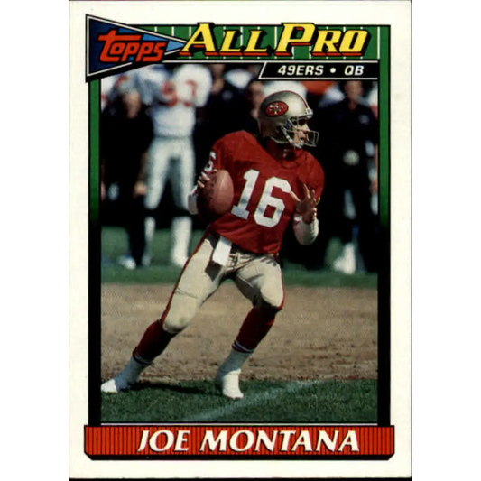1991 Topps #73 Joe Montana NM-MT San Francisco 49ers Football Card  Image 1