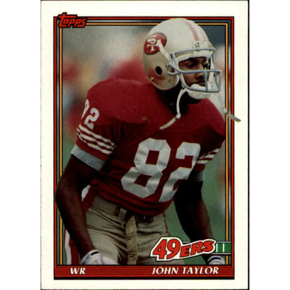 1991 Topps #75 John Taylor NM-MT San Francisco 49ers Football Card  Image 1