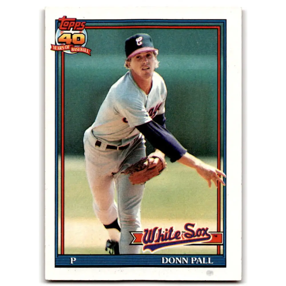 1991 Topps #768 Donn Pall NM-MT Chicago White Sox Baseball Card  Image 1