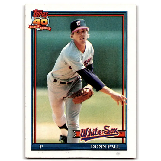 1991 Topps #768 Donn Pall NM-MT Chicago White Sox Baseball Card  Image 1