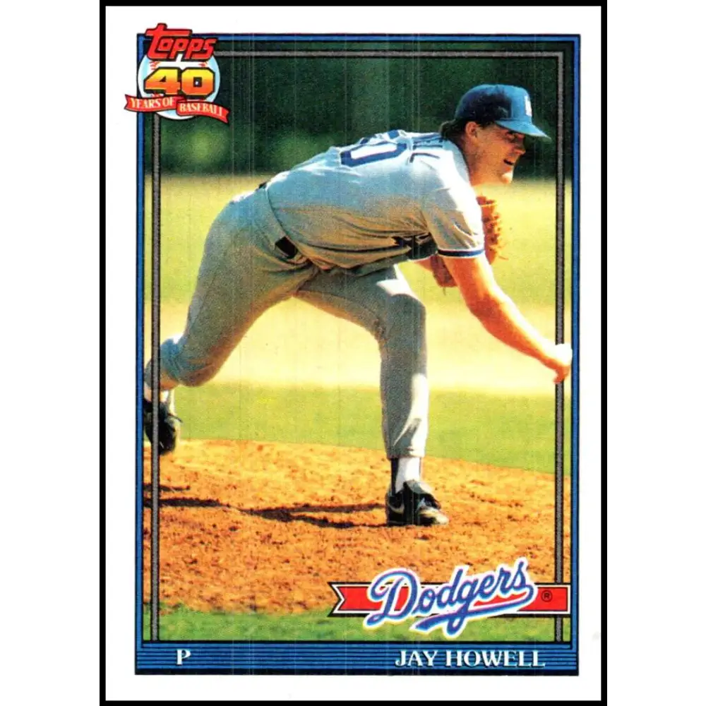 1991 Topps #770 Jay Howell NM-MT Los Angeles Dodgers Baseball Card  Image 1