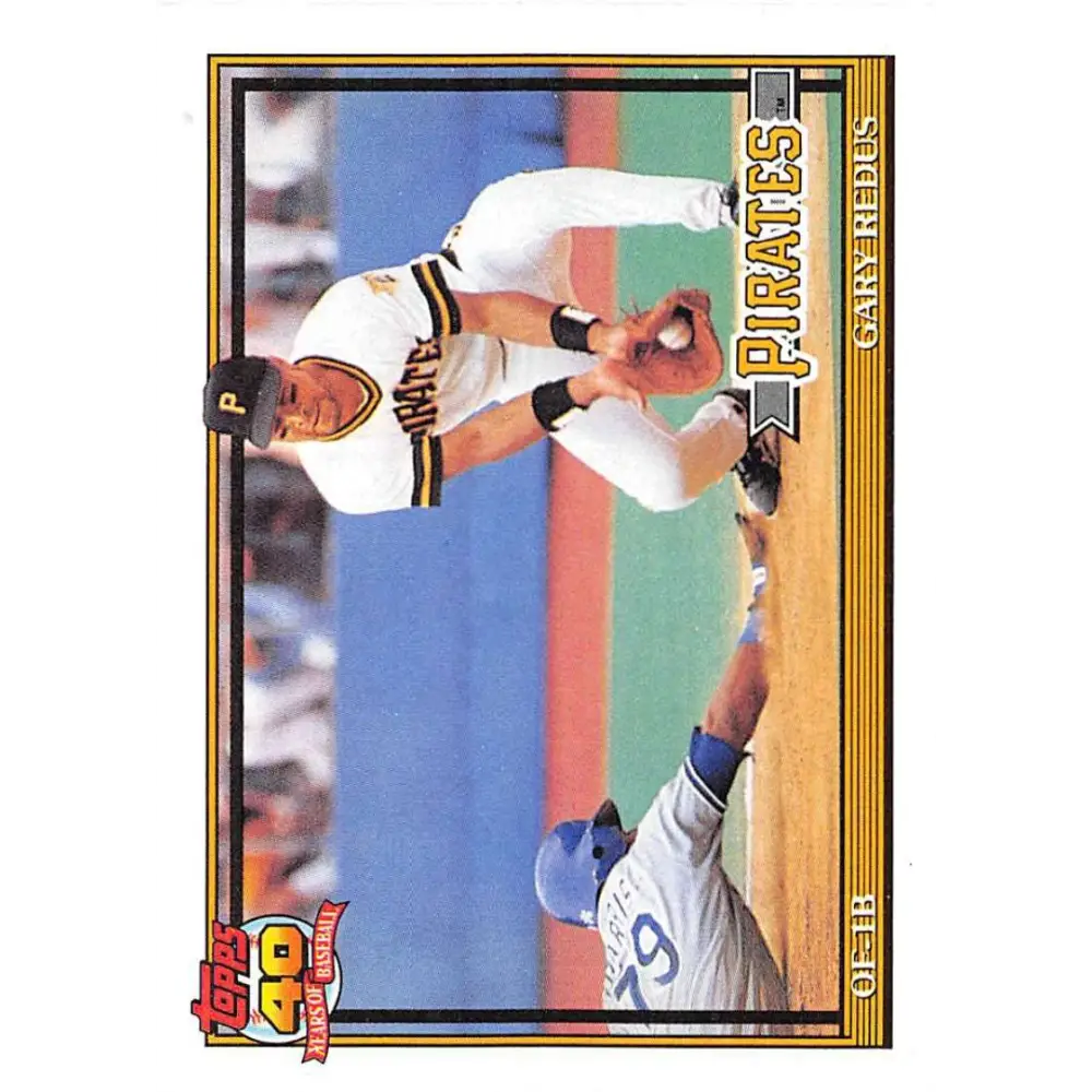 1991 Topps #771 Gary Redus NM-MT Pittsburgh Pirates Baseball Card  Image 1