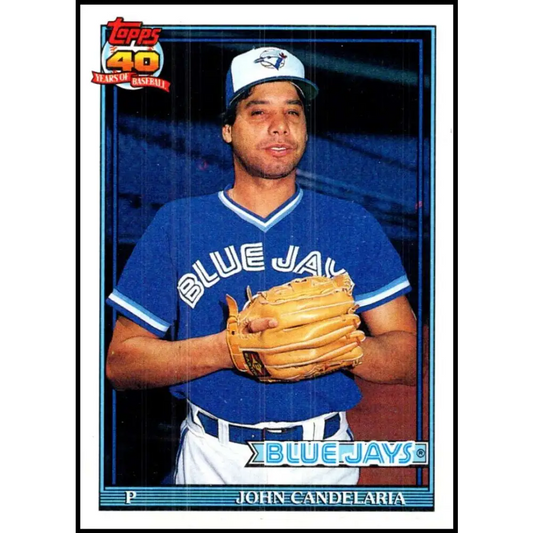 1991 Topps #777 John Candelaria NM-MT Toronto Blue Jays Baseball Card  Image 1