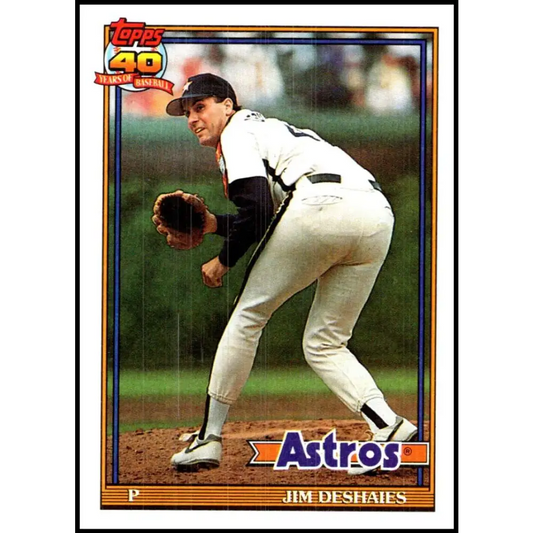 1991 Topps #782 Jim Deshaies NM-MT Houston Astros Baseball Card  Image 1