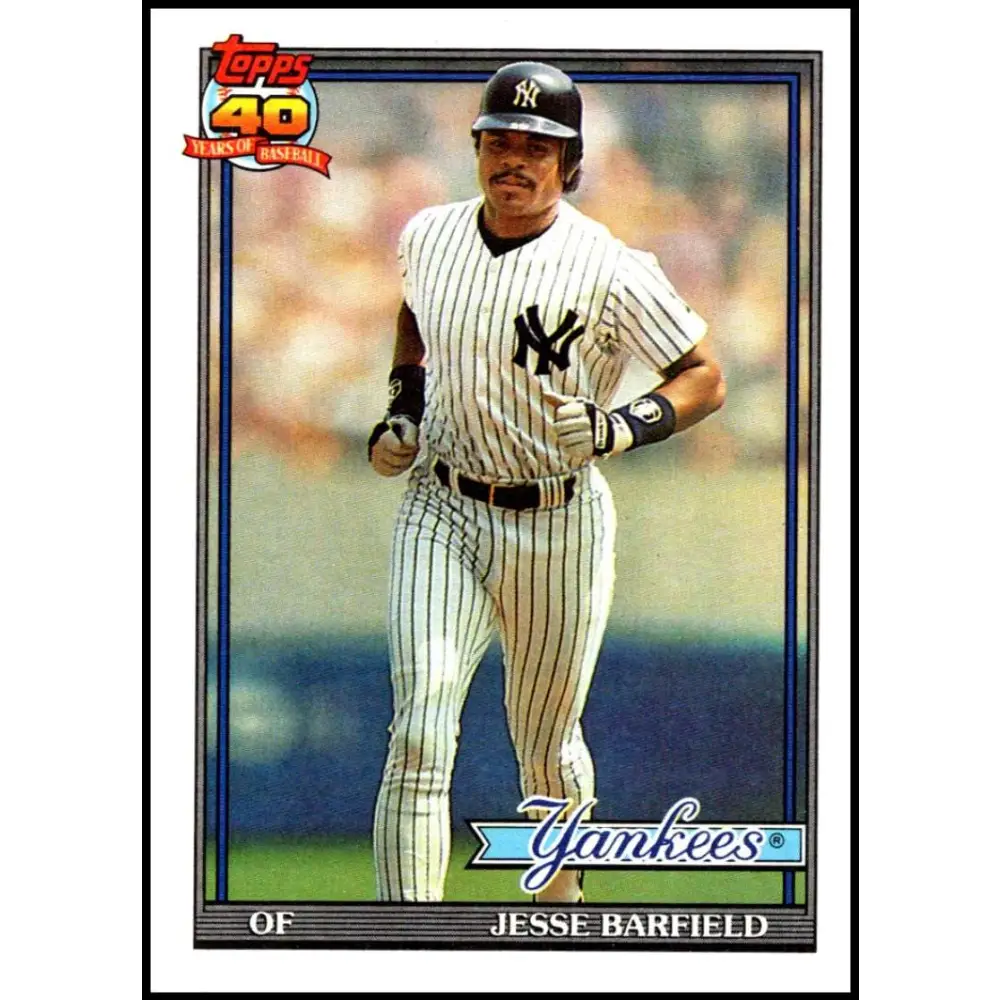 1991 Topps #85 Jesse Barfield NM-MT New York Yankees Baseball Card  Image 1