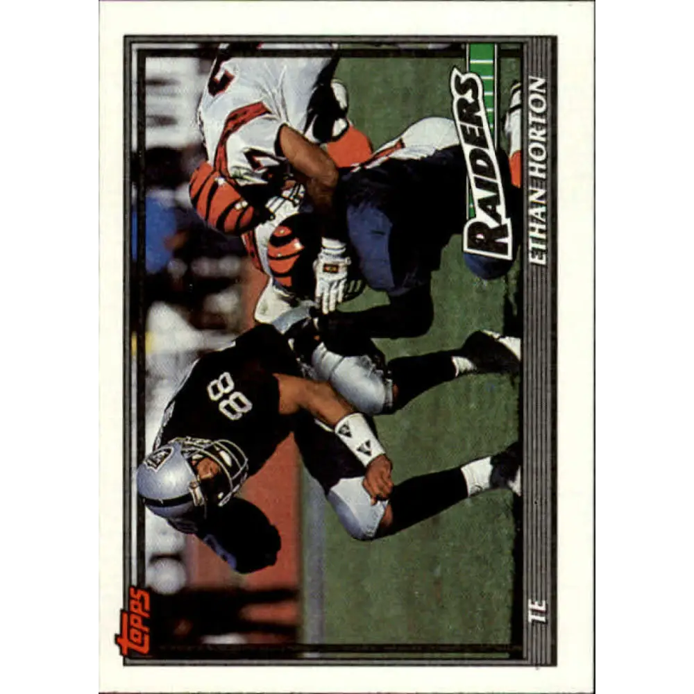 1991 Topps #86 Ethan Horton NM-MT Los Angeles Raiders Football Card  Image 1