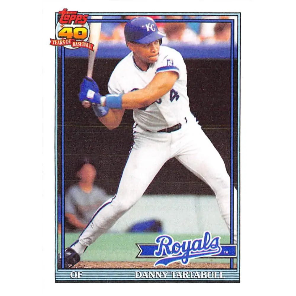 1991 Topps #90 Danny Tartabull NM-MT Kansas City Royals Baseball Card  Image 1