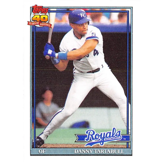 1991 Topps #90 Danny Tartabull NM-MT Kansas City Royals Baseball Card  Image 1