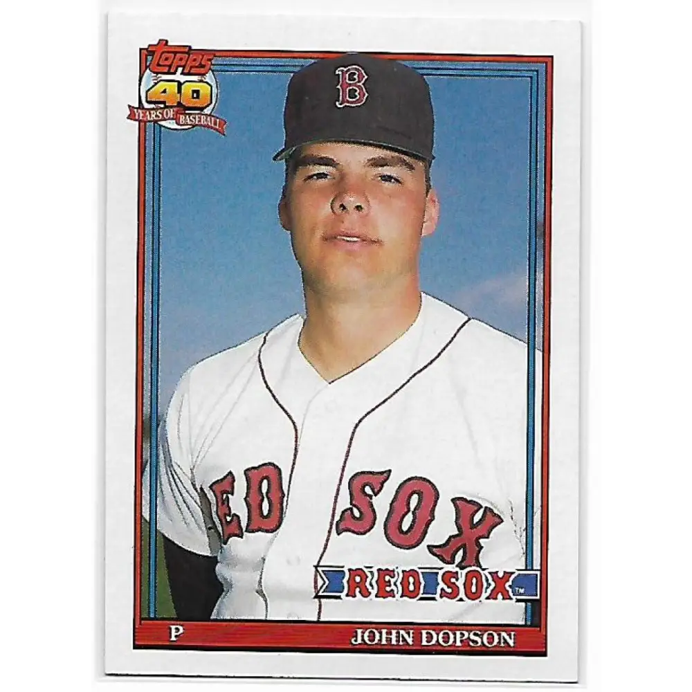 1991 Topps #94 John Dopson NM-MT Boston Red Sox Baseball Card  Image 1