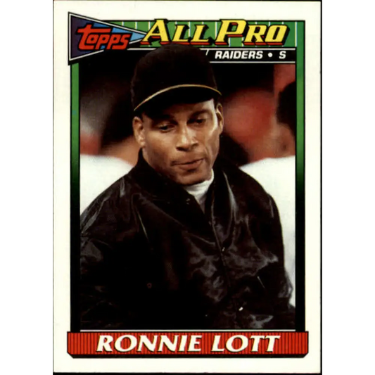1991 Topps #97 Ronnie Lott NM-MT Los Angeles Raiders Football Card  Image 1