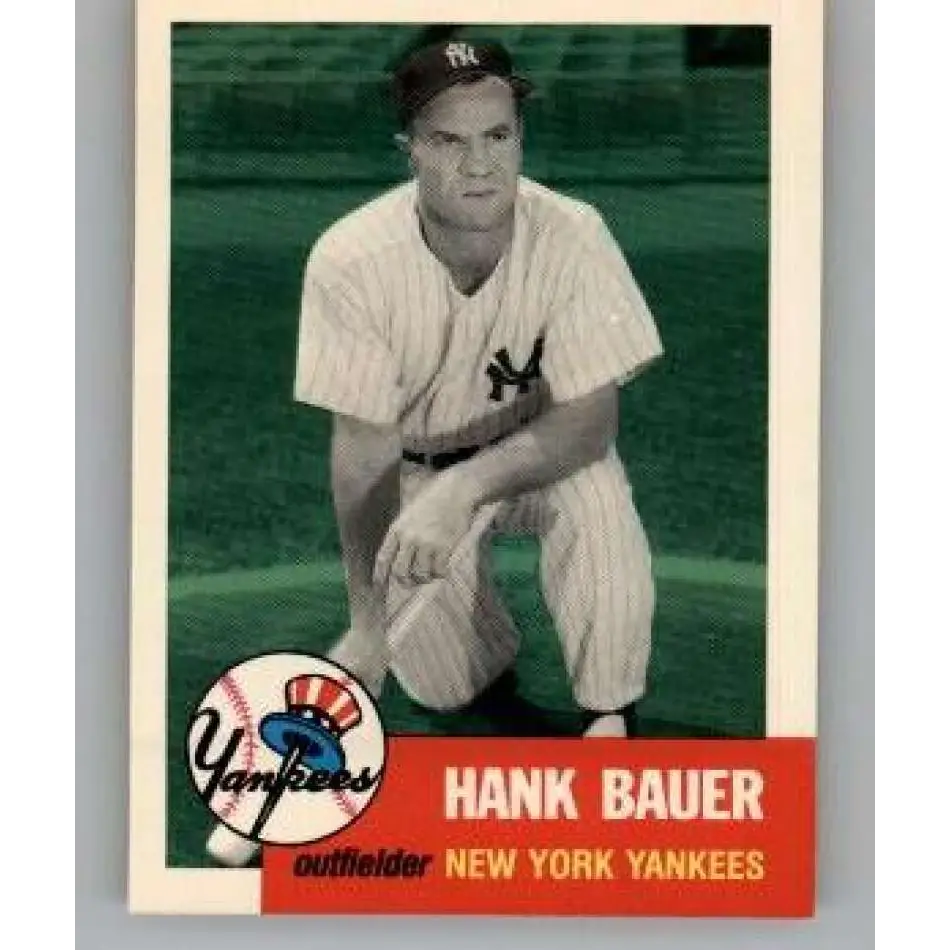 1991 Topps Archives 1953 #290 Hank Bauer NM-MT New York Yankees Baseball Card Image 1