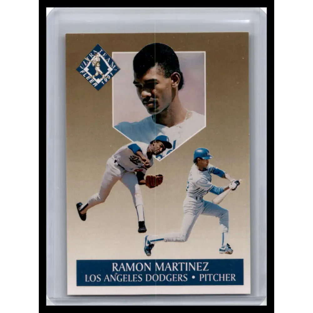 1991 Ultra #7 Ramon Martinez NM-MT Los Angeles Dodgers Baseball Card Image 1