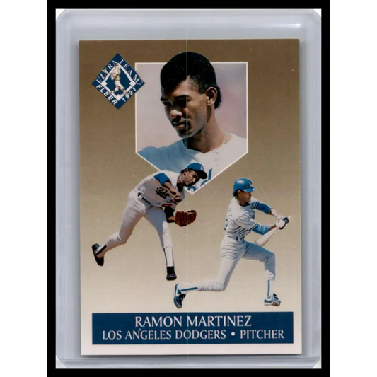 1991 Ultra #7 Ramon Martinez NM-MT Los Angeles Dodgers Baseball Card Image 1