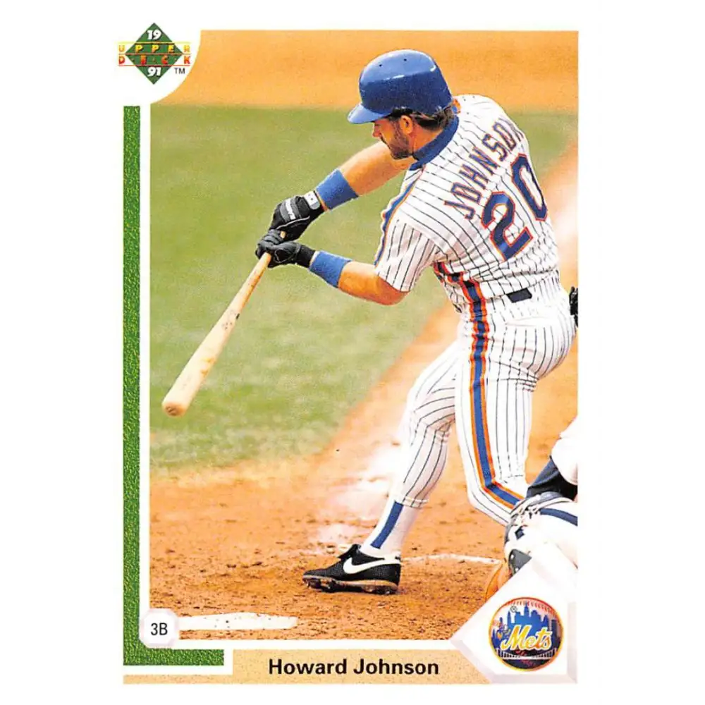 1991 Upper Deck #124 Howard Johnson NM-MT New York Mets Baseball Card Image 1
