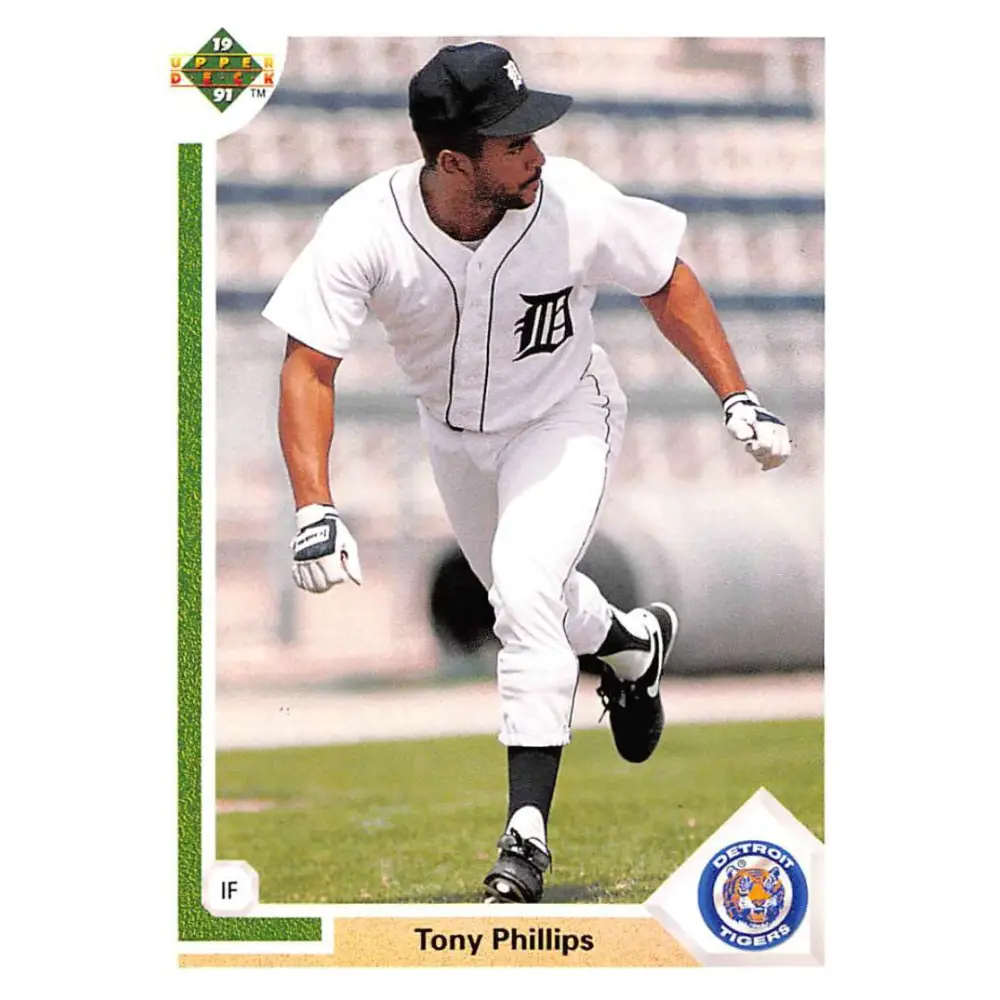 1991 Upper Deck #131 Tony Phillips EX Excellent Detroit Tigers Baseball Card  Image 1
