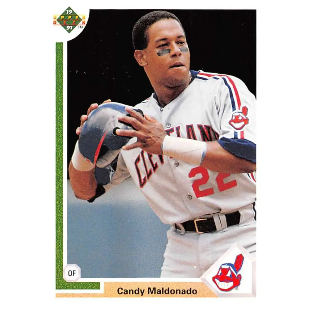 1991 Upper Deck #138 Candy Maldonado EX Excellent Cleveland Indians Baseball Card  Image 1