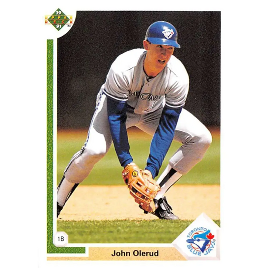 1991 Upper Deck #145 John Olerud NM-MT Toronto Blue Jays Baseball Card Image 1