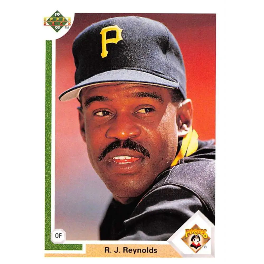 1991 Upper Deck #150 R.J. Reynolds EX Excellent Pittsburgh Pirates Baseball Card  Image 1