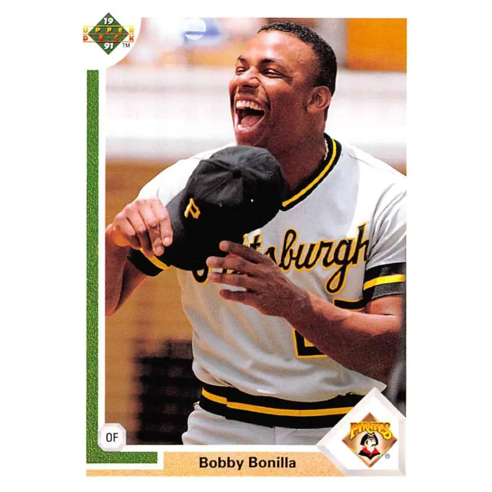 1991 Upper Deck #152 Bobby Bonilla EX Excellent Pittsburgh Pirates Baseball Card  Image 1