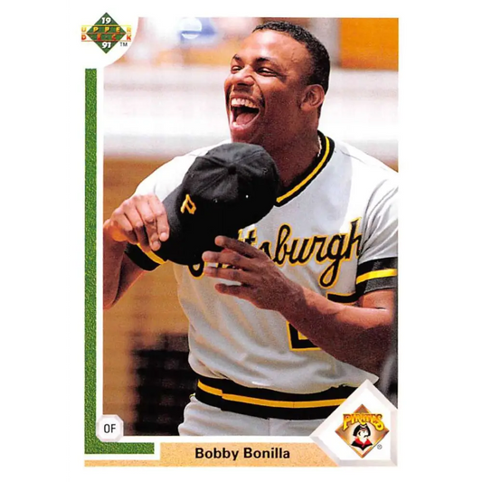 1991 Upper Deck #152 Bobby Bonilla EX Excellent Pittsburgh Pirates Baseball Card  Image 1